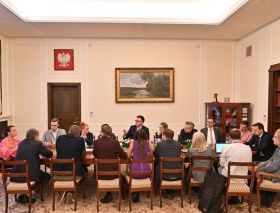Inauguracyjne śniadanie prasowe z udziałem Marszałka Sejmu