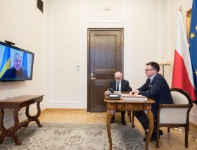 Rozmowa Marszałka Sejmu z Przewodniczącym Rady Najwyższej Ukrainy