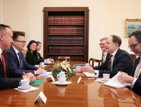 Spotkanie Marszałka Sejmu z Ambasadorem Stanów Zjednoczonych