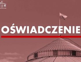 Oświadczenie dyrektora generalnego kierującego gabinetem Marszałka Sejmu