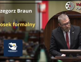 Poseł Grzegorz Braun - Wystąpienie z dnia 12 grudnia 2023 roku.