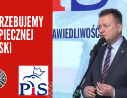 Potrzebujemy bezpiecznej Polski - Konferencja PiS