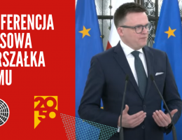 Konferencja prasowa Marszałka Sejmu po spotkaniu z rolnikami