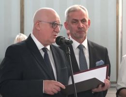 Poseł Tomasz Głogowski - Wręczenie zaświadczenia o wyborze 26 października 2023 roku.