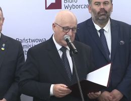 Senator Maciej Górski - Wręczenie zaświadczenia o wyborze 27 października 2023 roku.