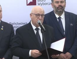 Senator Ryszard Bober - Wręczenie zaświadczenia o wyborze 27 października 2023 roku.