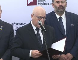 Senator Stanisław Gogacz - Wręczenie zaświadczenia o wyborze 27 października 2023 roku.