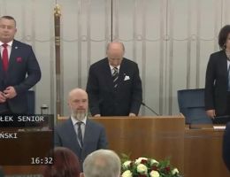 Senator Rafał Grupiński - Ślubowanie z dnia 13 listopada 2023 roku.