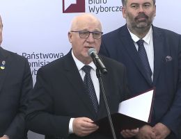 Senator Henryk Siedlaczek - Wręczenie zaświadczenia o wyborze 27 października 2023 roku.