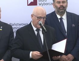Senator Krzysztof Kwiatkowski - Wręczenie zaświadczenia o wyborze 27 października 2023 roku.