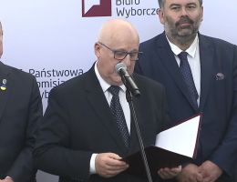 Senator Marek Komorowski - Wręczenie zaświadczenia o wyborze 27 października 2023 roku.