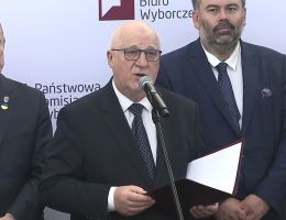 Senator Mirosław Różański - Wręczenie zaświadczenia o wyborze 27 października 2023 roku.
