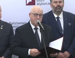 Senator Piotr Woźniak - Wręczenie zaświadczenia o wyborze 27 października 2023 roku.