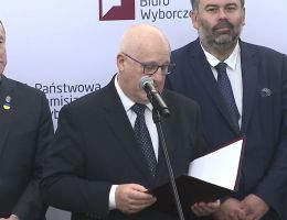 Senator Piotr Masłowski - Wręczenie zaświadczenia o wyborze 27 października 2023 roku.