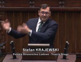 Poseł Stefan Krajewski - Wystąpienie z dnia 29 listopada 2023 roku.