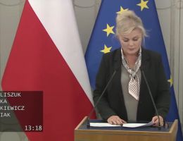 Senator Ewa Kaliszuk - Wystąpienie z dnia 13 grudnia 2023 roku.