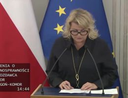 Senator Agnieszka Gorgoń-Komor - Wystąpienie z dnia 20 grudnia 2023 roku.