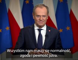 Orędzie Donalda Tuska: Szczęśliwej Polski już czas!