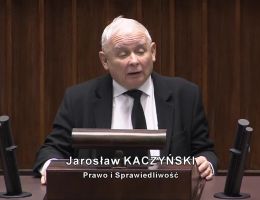 Poseł Jarosław Kaczyński - Wystąpienie z dnia 25 stycznia 2024 roku.